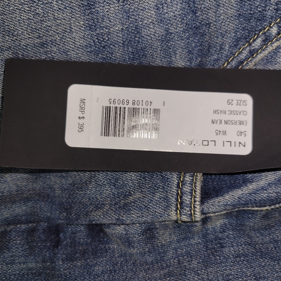 Nili lotan emerson jean 29 classic wash barrel crop nwt - Picture 9 of 11